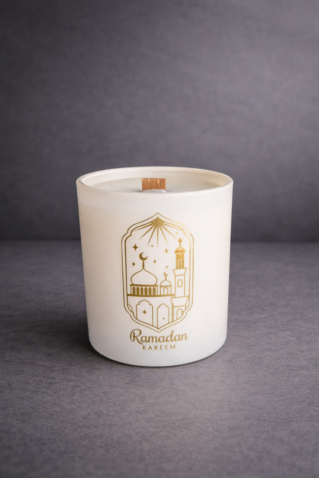 Ramadan Duftkerze Vanille beige
